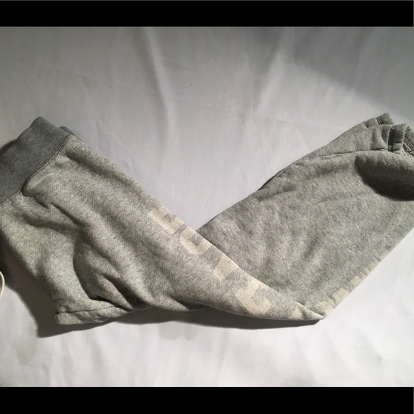 VS Pink! gray sweats, size small